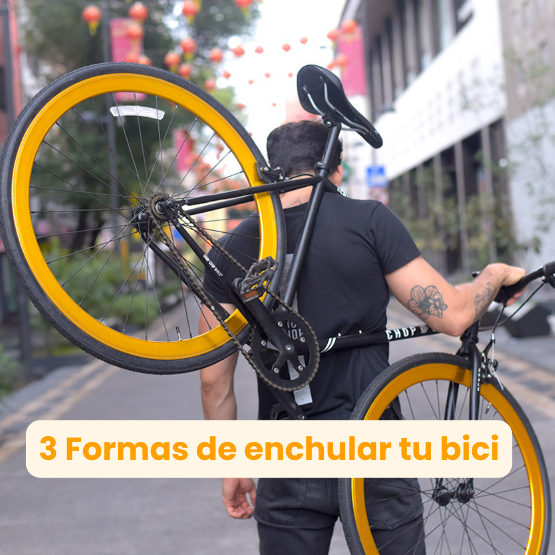 3 Formas de enchular tu bici